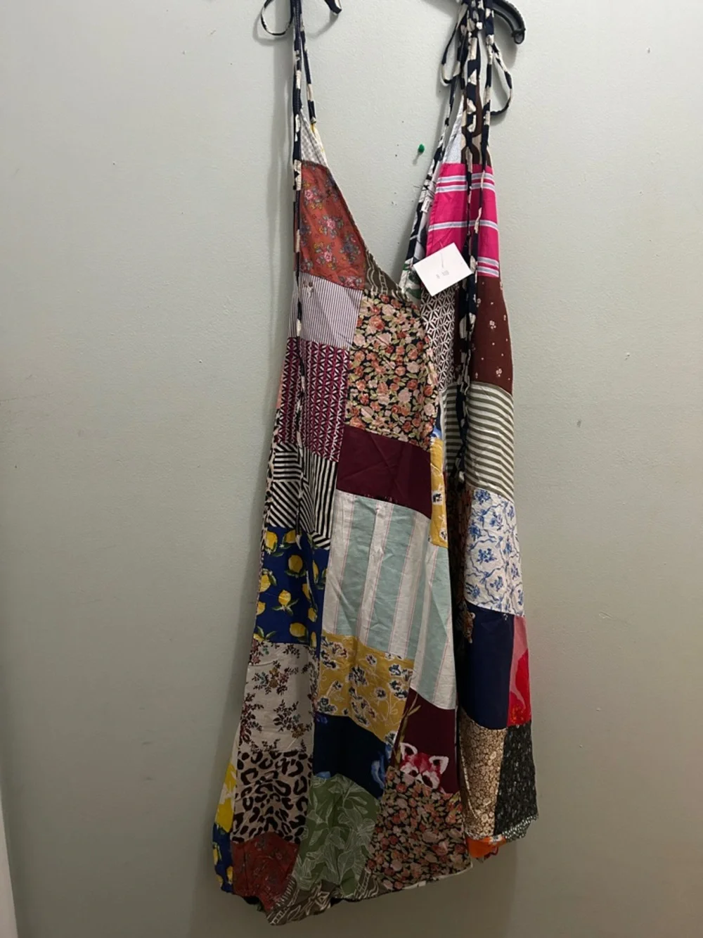 Bohemian Patchwork Jumpsuit - Multicolor - Picture 2 of 5